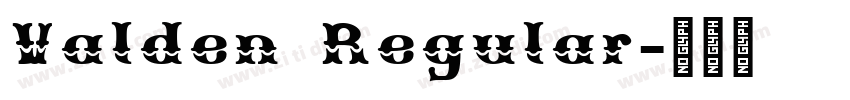 Valden Regular字体转换